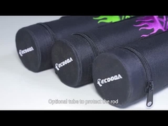 Combo à bobine de canne à pêche à plusieurs sections Ecooda